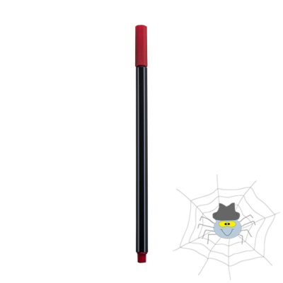 Rostirón, tűfilc vízbázisú, 0,4 mm, hatszögletű - piros