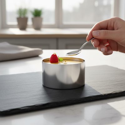 Mousse-Tortakarika, kerek, 70x45 mm, rozsdamentes - de Buyer