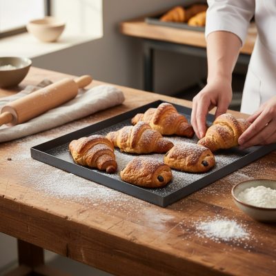 Pizzasütő tepsi 40×30 cm – de Buyer