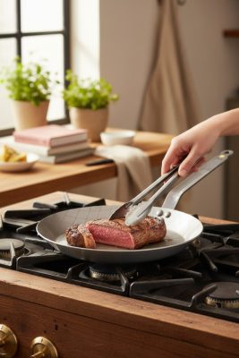 Mineral B steaksütő vas serpenyő 24 cm, de Buyer