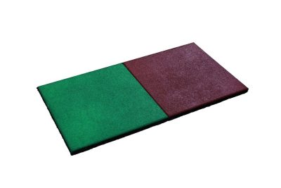 Karibu Esésvédő gumiszőnyeg piros színben, 50 cm széles x 50 cm mély x 2,5 cm magas