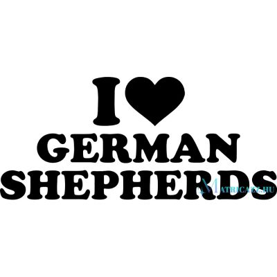 Németjuhász matrica 14