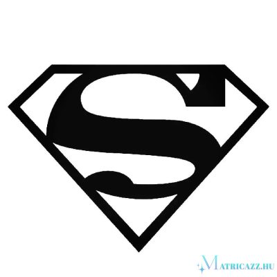 Klasszikus Superman felirat Autómatrica