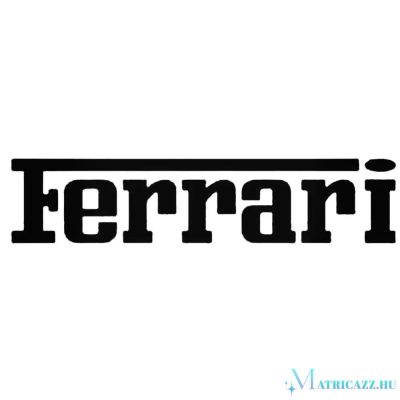 Ferrari felirat - Autómatrica