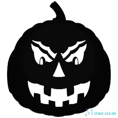 Halloween tök matrica