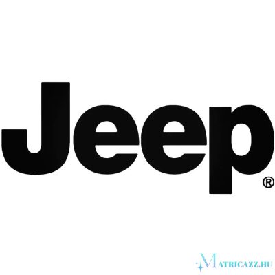 Jeep felirat matrica