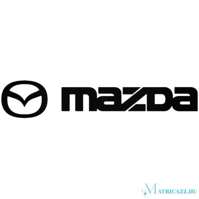 Mazda logó és felirat matrica