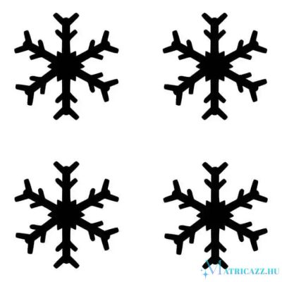 Mini hópelyhek matrica