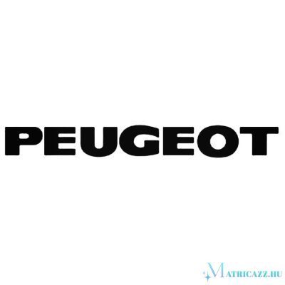 Peugeot matrica felirat 1