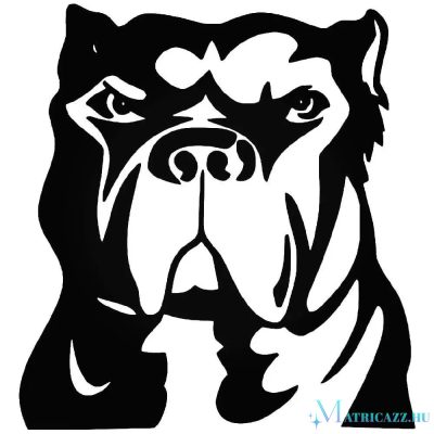 Szép Pitbull "2" matrica
