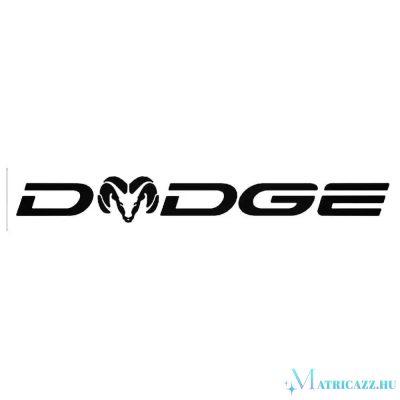 DODGE matrica felirat 1