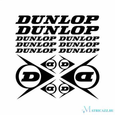 Dunlop szett - Szélvédő matrica