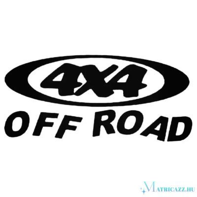 4x4 Off Road "16" - Szélvédő matrica