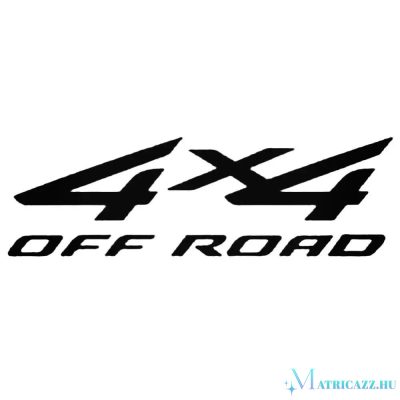 4x4 Off Road "17" - Szélvédő matrica