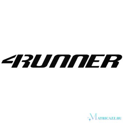 4Runner "1" - Szélvédő matrica