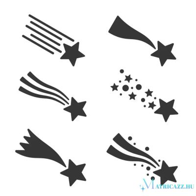 Csillag szett "4" Matrica (30 cm)