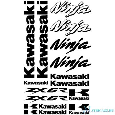 Kawasaki ZX-6R matrica szett