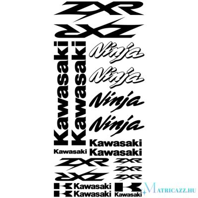 Kawasaki ZXR matrica szett