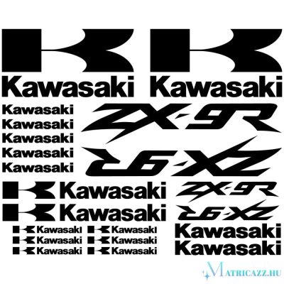 Kawasaki ZX 9R matrica szett