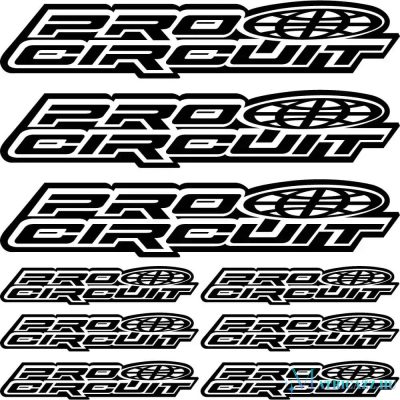 Pro Circuit szponzor matrica szett