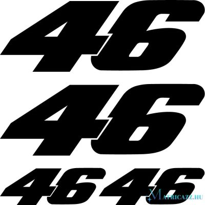 Számszett szponzor matrica szett