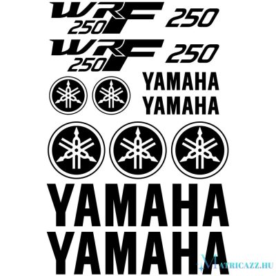 Yamaha WRF 250 matrica szett