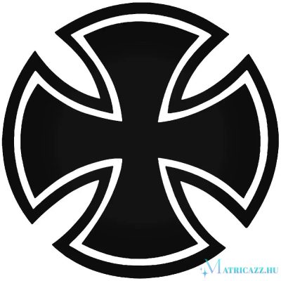 Vaskereszt matrica "4"