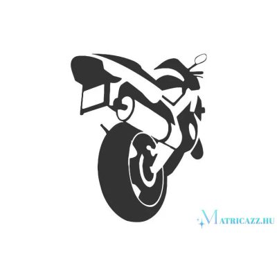 Motor fenék matrica