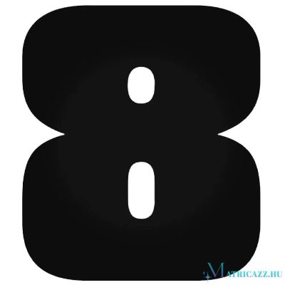 8-as szám "1" matrica