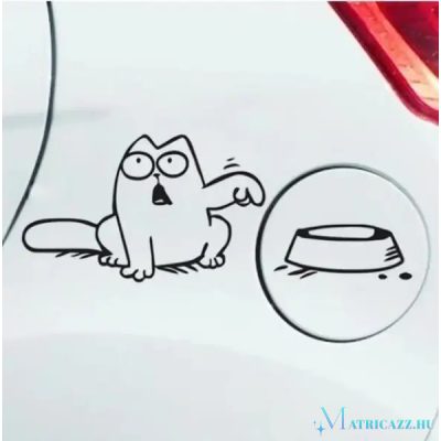 Éhes macska tanksapka matrica