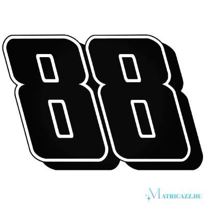 88-as tuningszám 2 matrica