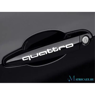 Audi Quattro autókilincs matrica (4 db)