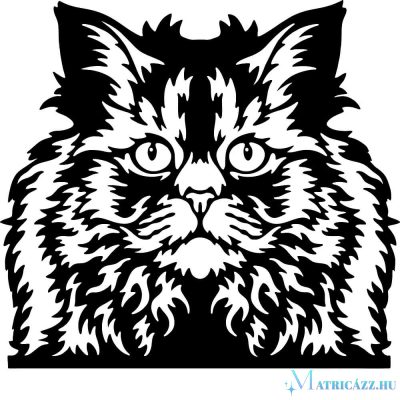 Díszes macska matrica 1