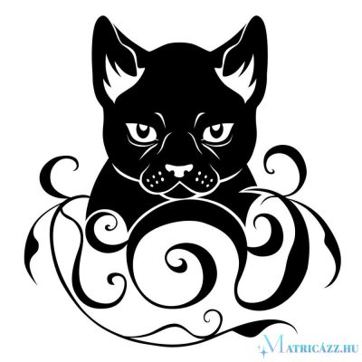 Díszes macska matrica 10