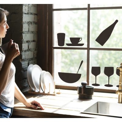 Konyhai eszközök dekoráció