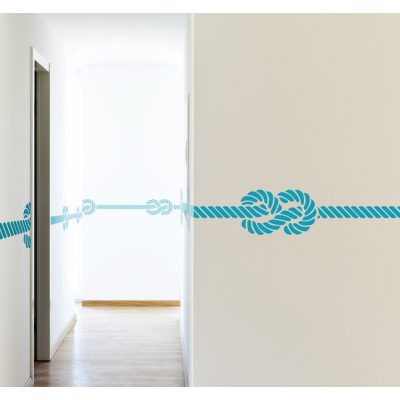 Kötél díszítés falra