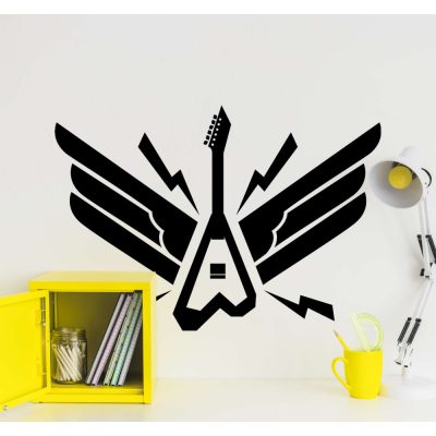 Lets Rock and roll gyerekszoba matrica