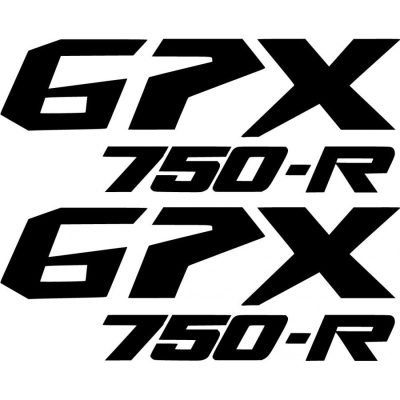 Kawasaki GPX 750-R matrica szett
