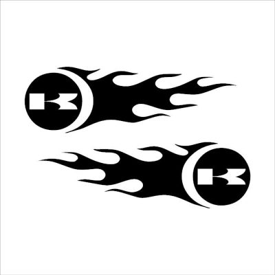 Kawasaki logó matrica szett