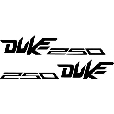 KTM Duke 250 matrica szett