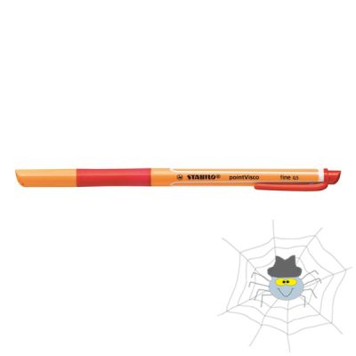 Rollertoll STABILO PointVisco piros