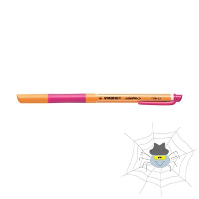 Rollertoll STABILO PointVisco rózsa