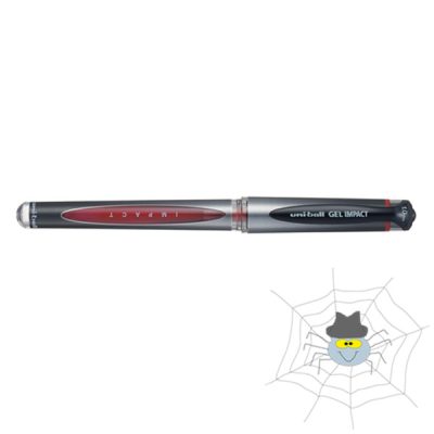 Rollertoll UNI UM-153S 1 mm zselés piros