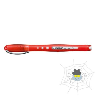 Rollertoll STABILO worker colorful piros