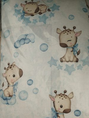 Bébi pamut 3 részes ágynemű - fiús