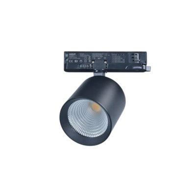 UNIVERSO Háromfázisú sínhez spotlámpa 38w 3700lm CCT.kap Ra90 60° IP20 fekete D99x99x178mm 5év