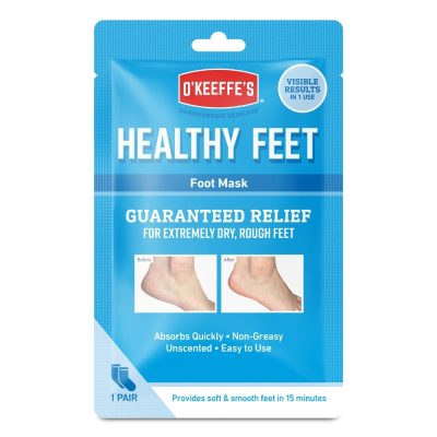 O’Keeffe’s Healthy Feet hidratáló lábmaszk zokni száraz, repedezett bőrre – 1 pár