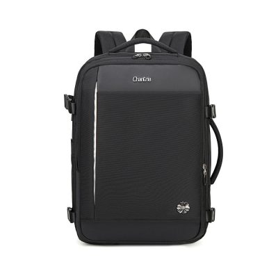 Chantria black bővíthető laptoptartós utazótáska, Utazó hátizsák