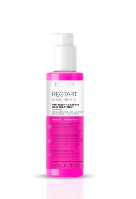 Revlon Restart Bond Repair Pre-Wash + Leave In kezelés sérült hajra, 150 ml