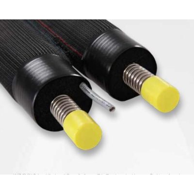 SPS inox szolár bordáscső szigeteléssel DUPLA 3/4" 20 méter/tekercs